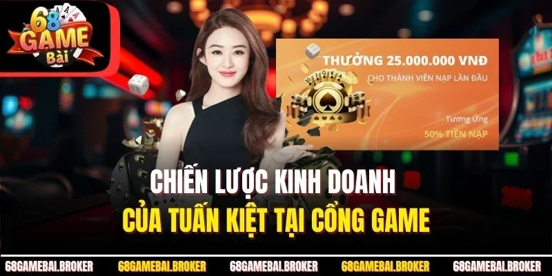 Chiến lược kinh doanh của Tuấn Kiệt tại cổng game