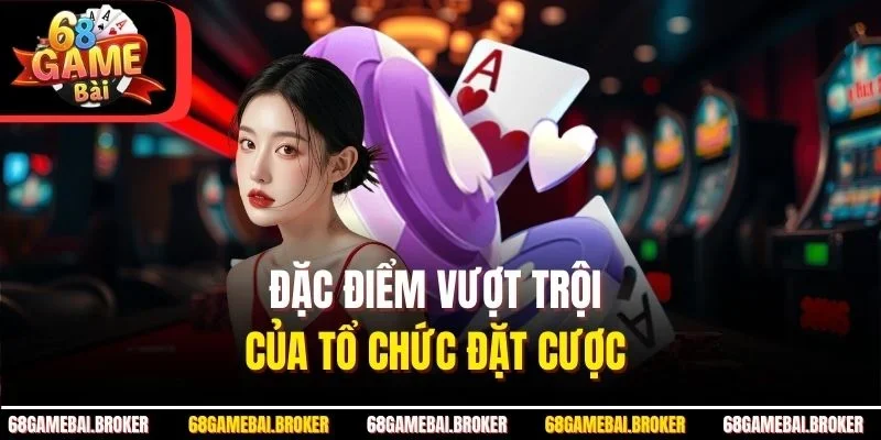 Đặc điểm vượt trội của tổ chức đặt cược 