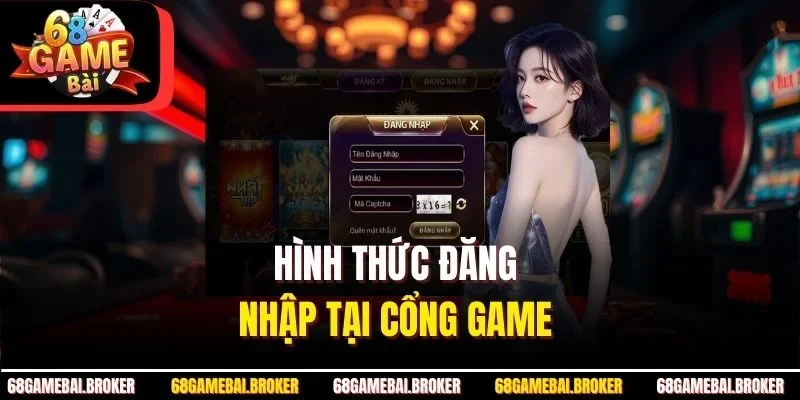 Hình thức đăng nhập tại cổng game